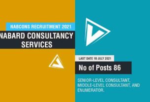 NABCONS Recruitment 2021 Job listing thumbnail.