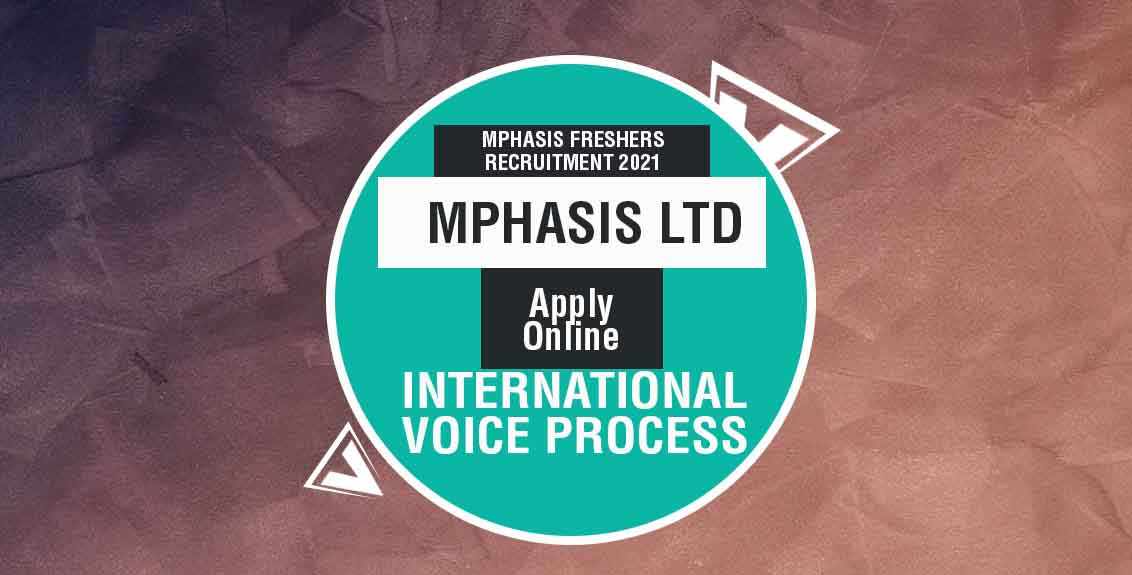 Mphasis Freshers Recruitment 2021 Job Listing thumbnail.