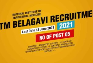 NITM Belagavi Recruitment 2021 Job Listing thumbnail.