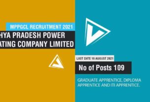 MPPGCL Recruitment 2021 Job Listing thumbnail.