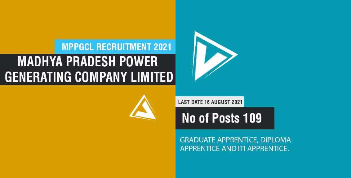 MPPGCL Recruitment 2021 Job Listing thumbnail.