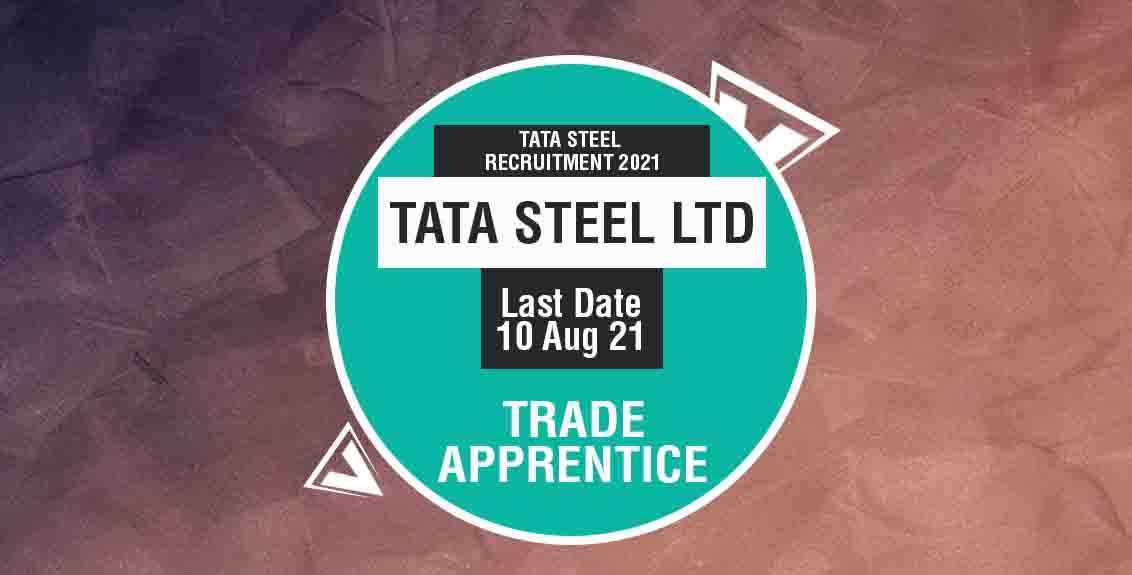 Tata Steel Recruitment 2021 Job Listing thumbnail.