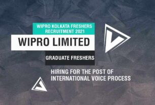 Wipro Kolkata Freshers Recruitment 2021 job listing thumbnail.