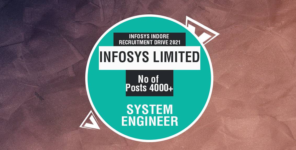 Infosys Indore Recruitment Drive 2021 Job Listing thumbnail.