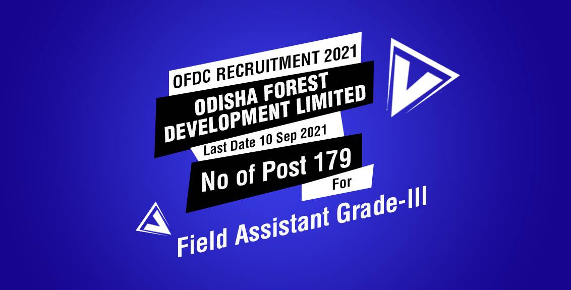 OFDC Recruitment 2021 Job listing thumbnail.