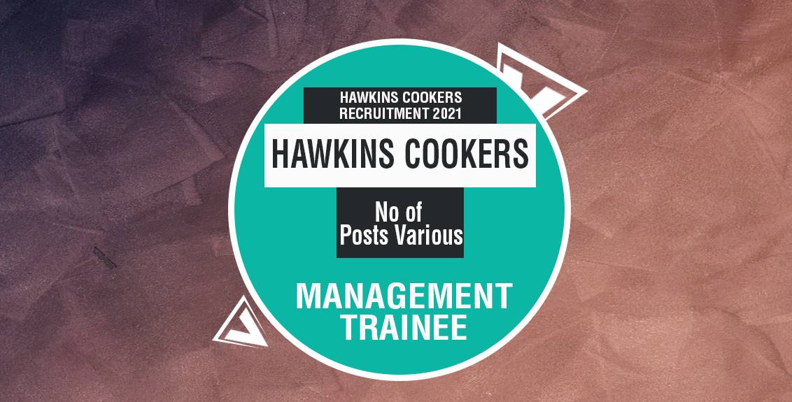 Hawkins Cookers Recruitment 2021 Job Listing thumbnail.