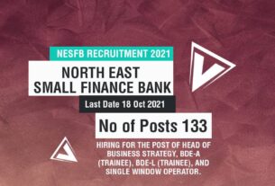 NESFB Recruitment 2021 Job Listing thumbnail.