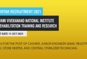 SVNIRTAR Recruitment 2021 Job Listing Thumbnail.