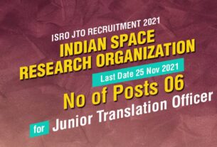 ISRO JTO Recruitment 2021 Job Listing Thumbnail.