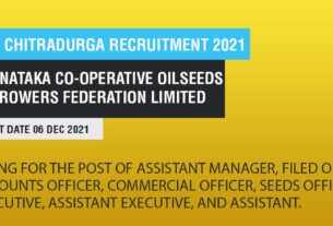 KOF Chitradurga Recruitment 2021 Job Listing thumbnail.