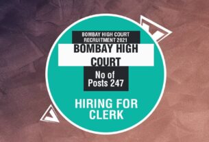 Bombay High Court Recruitment 2021 for Clerk Post