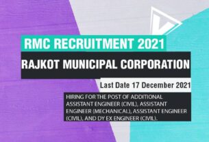 RMC Recruitment 2021 Job Listing thumbnail.